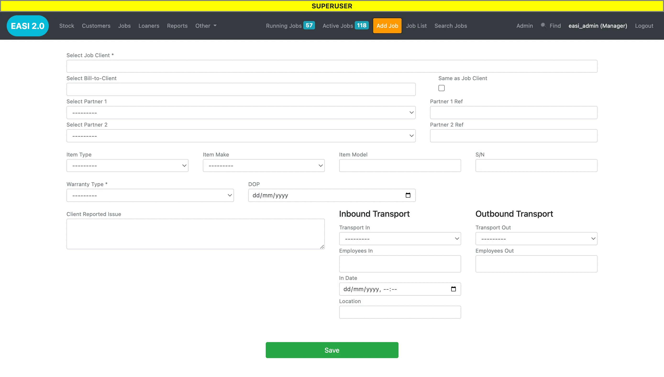 Jobs module